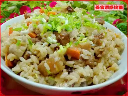 Red roast meat rice