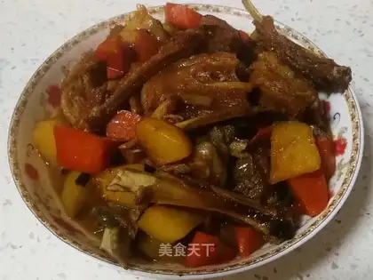 Red lamb chops