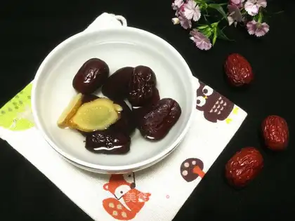 Ginger date soup