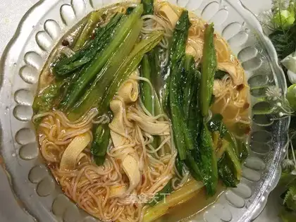 Soybeans, hot noodles