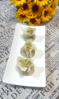 Powdering mushroom pork