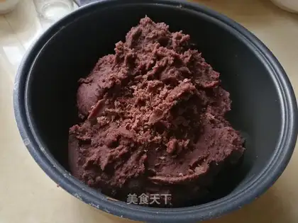 Homemade red bean sand