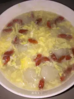 Wine and soup