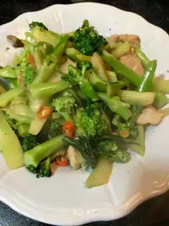Pork and broccoli