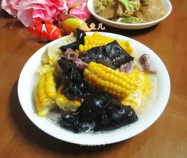 ♪ Black-mule sweet corn boiled duck legs ♪