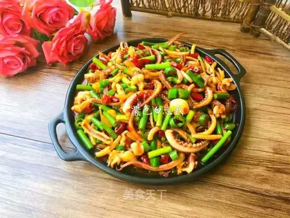 Spicy squid