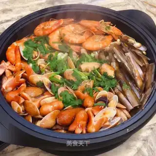 Seafood pan