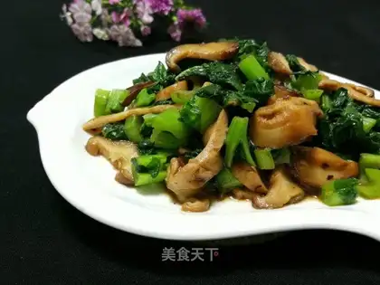Mustard fried mushrooms