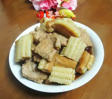 It's a sticky corn steak