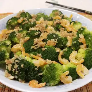 Shrimp veggie orchid