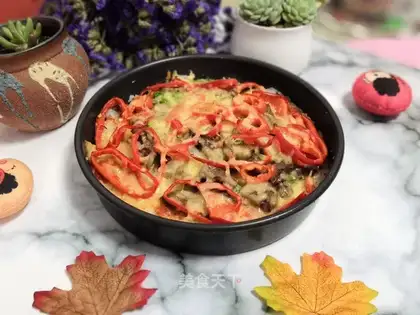 Paprika beef cheese