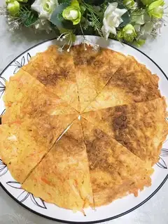 Carrot potato eggcake