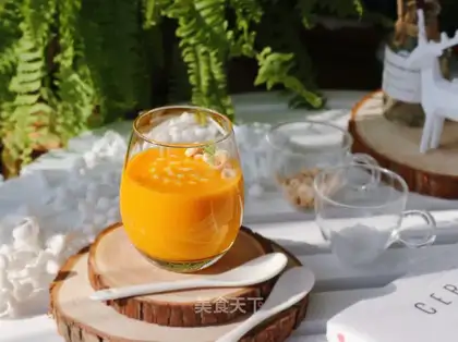 Pumpkin corn paste