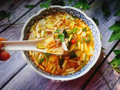 The lamb soup