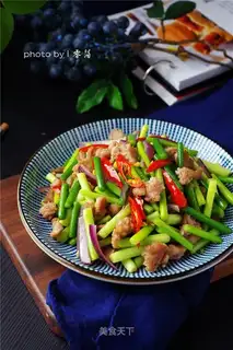 Garlic fried meat