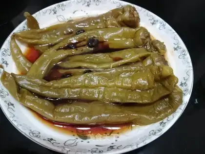 Steam peppers