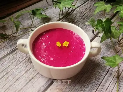 Banana shake of the flamingo