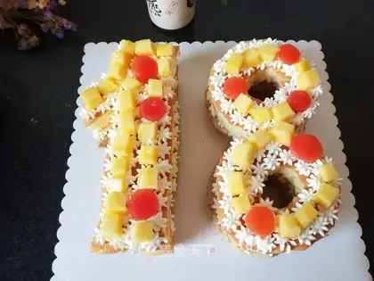 Digital birthday cake