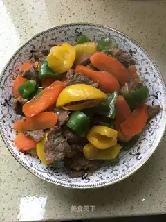 Vegetable beef at the mid-twenty
