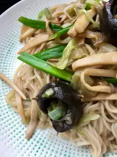The apricot cucumber noodles