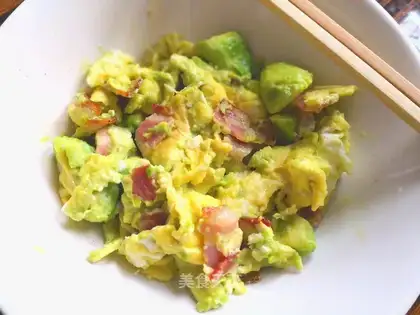 Bacon butter and eggs