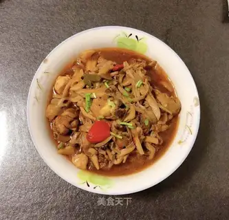 Chicken stew mushrooms