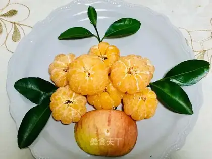 Orange plate