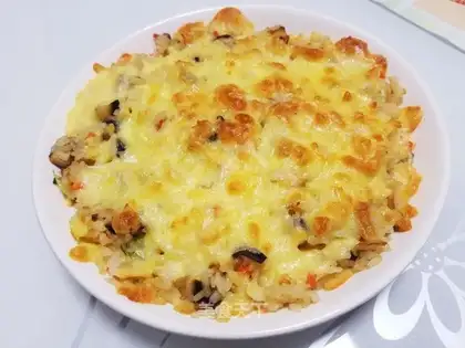 Carrot mushroom rice