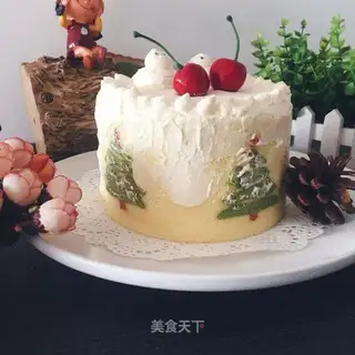 Christmas theme cake