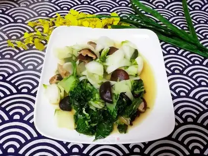Fry mushrooms