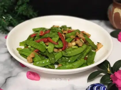 I'm gonna have five flowers and a little Dutch beans