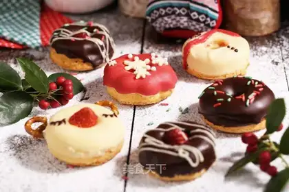 Christmas doughnuts