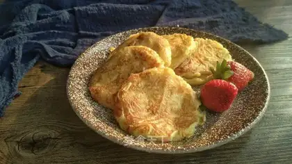 Pear waffles