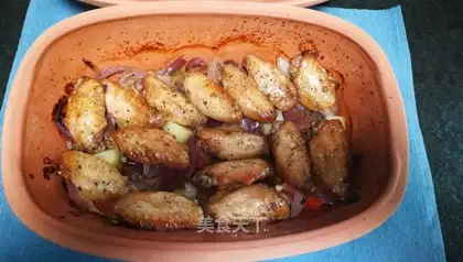 Roasted chicken wings