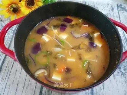 Tofu soup