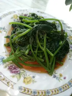 The sweet potatoes