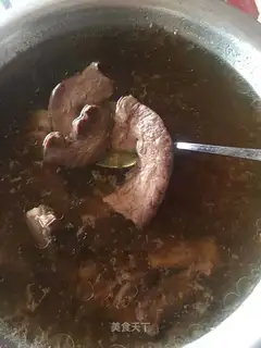 Quick pork heart soup