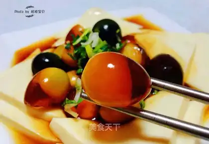 Cricket egg omelet tofu