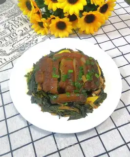 Dry and steamed meat
