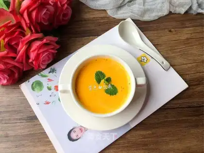 Pumpkin milk soup