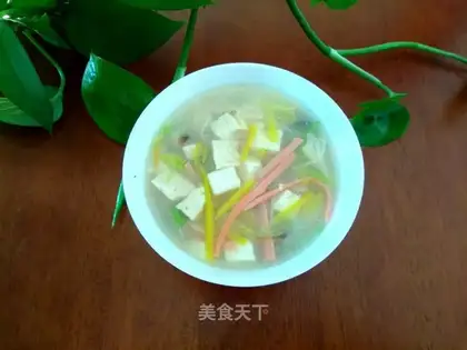 Tofu soup