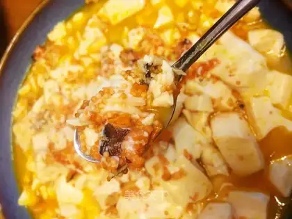 Crab butter tofu