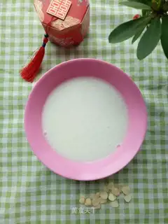 Almond rice congee