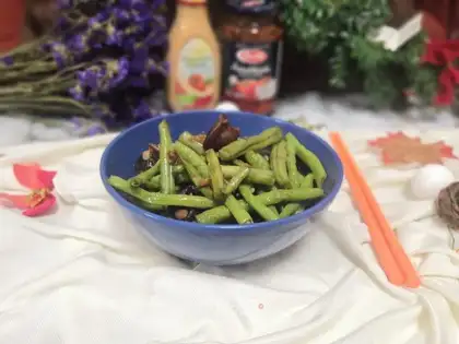 Fries and beans