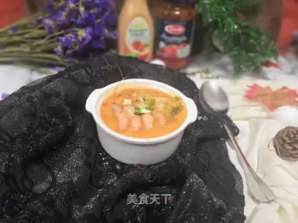 Golden Tomato shrimp soup