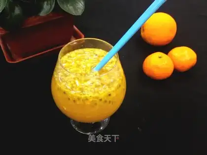 Lemon bee-honey bean juice