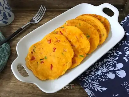 Tomato egg pancakes