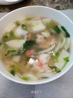 Spicy shrimp oats