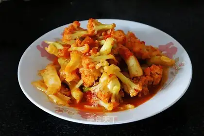 Tomato fried flowers