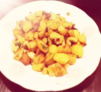 Curry potato abalone